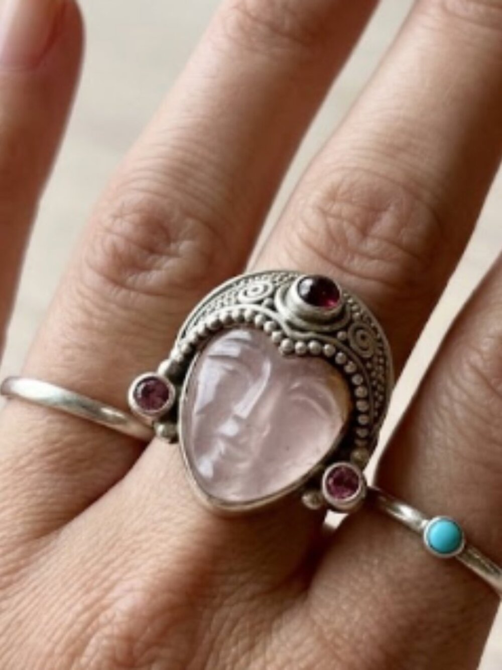 Sterling silver Sajen ring